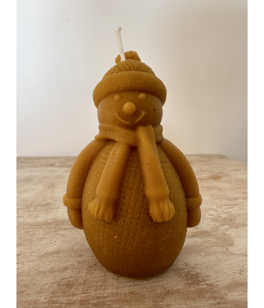 Bougie Bonhomme de neige