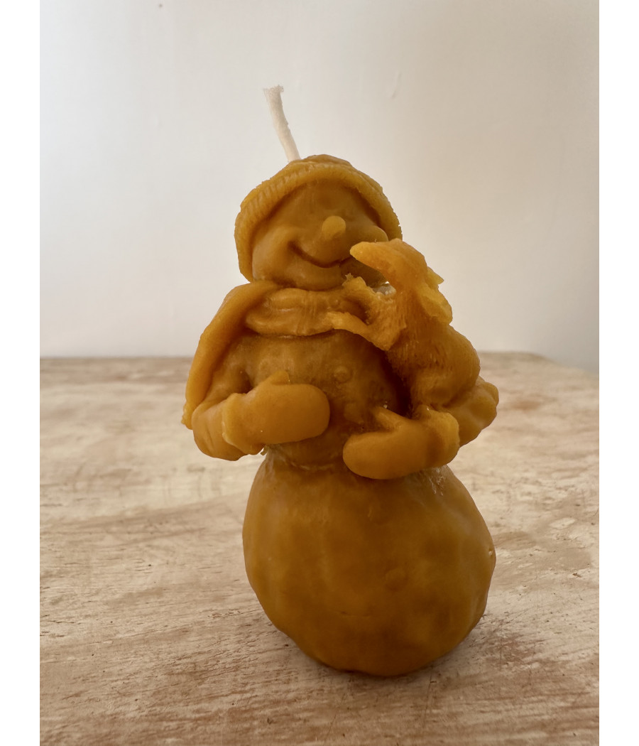 Bougie Bonhomme de neige 2