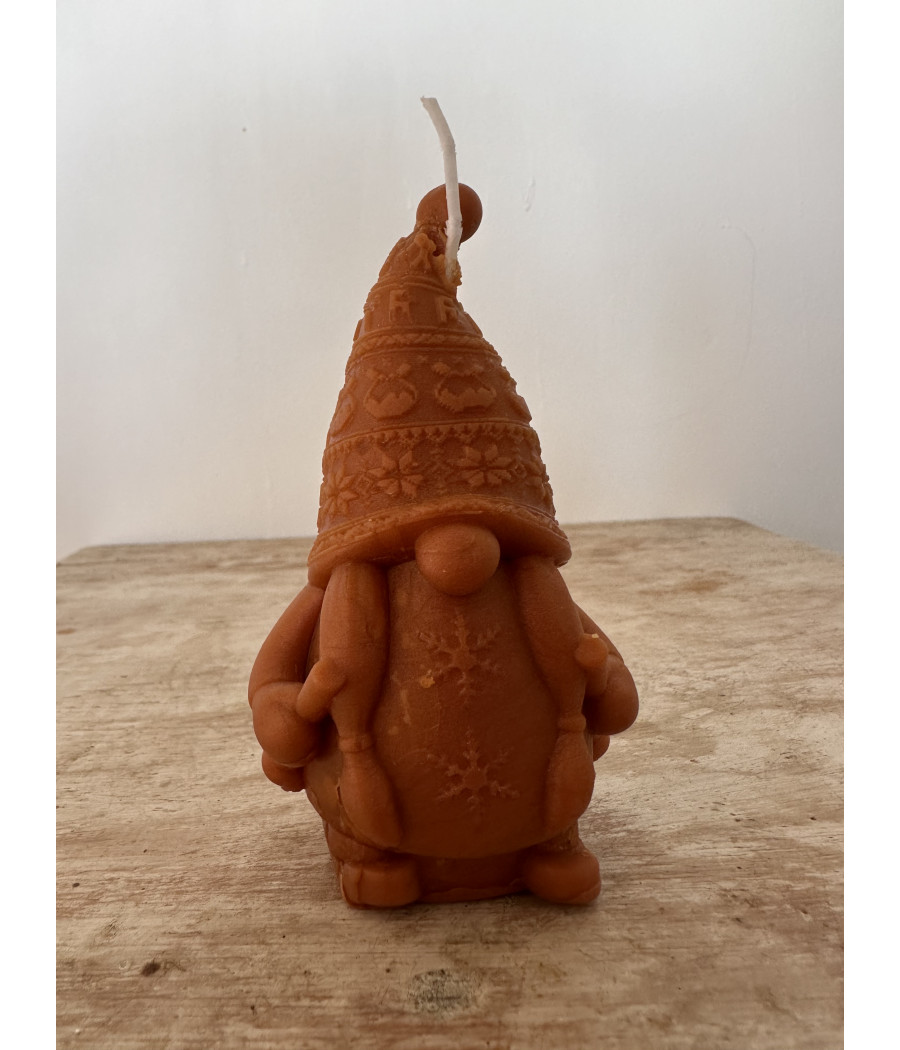Bougie Gnome de noël